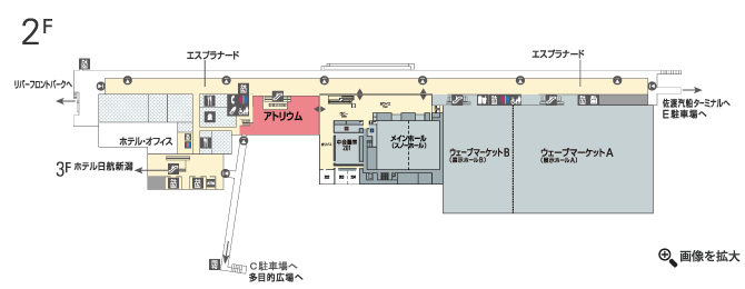 アトリウムフロアマップ