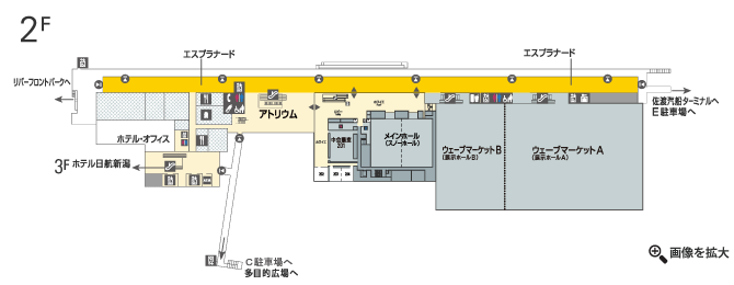 エスプラナードフロアマップ